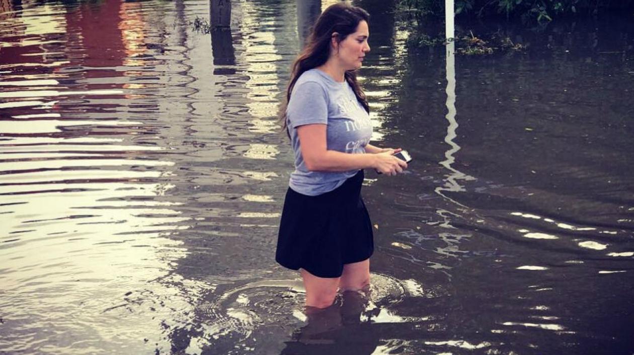 Jessica de la Peña, presentadora de televisión.