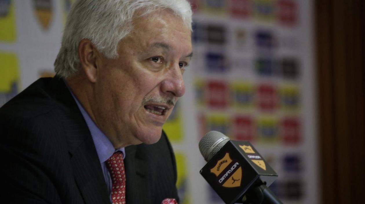 Jorge Perdomo, presidente de la Dimayor. 