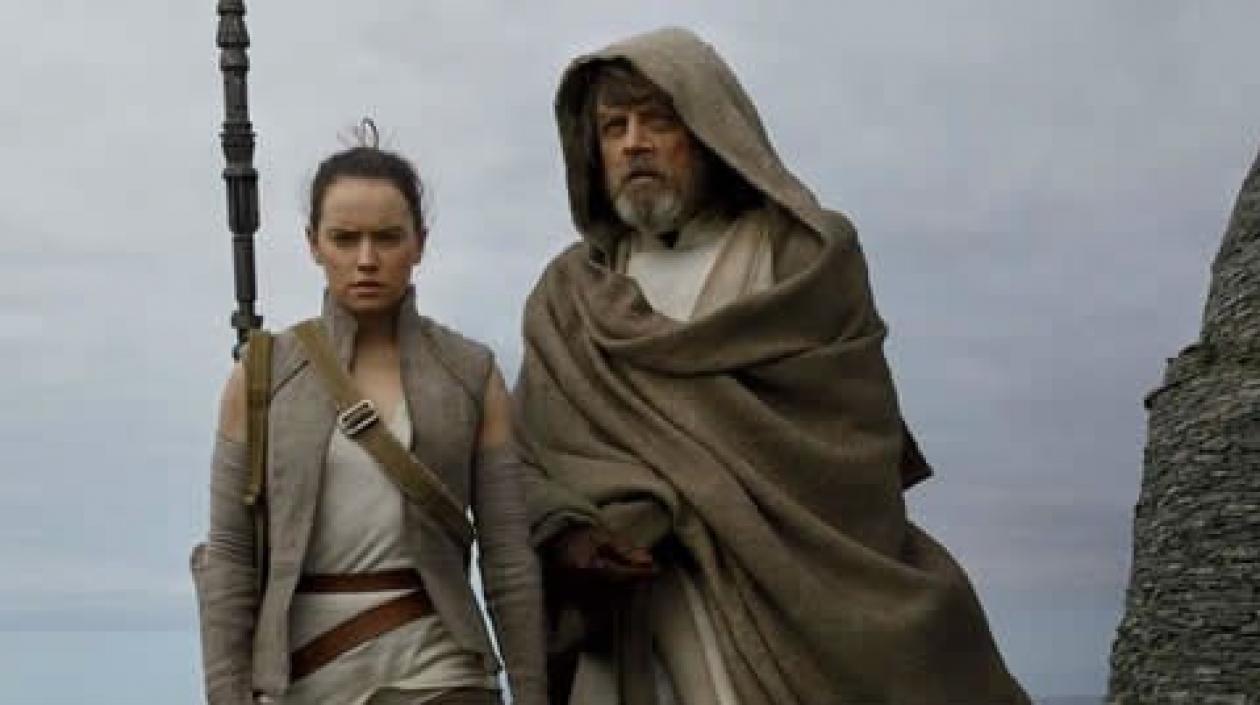 Escena de "Star Wars: The Last Jedi".