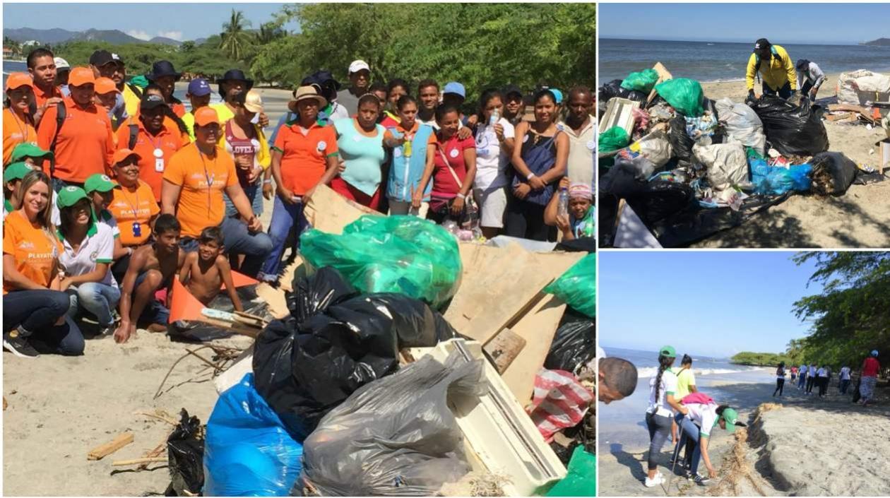 Limpieza en las playas por parte de la Empresa de Servicios Públicos del Distrito – Essmar E.S.