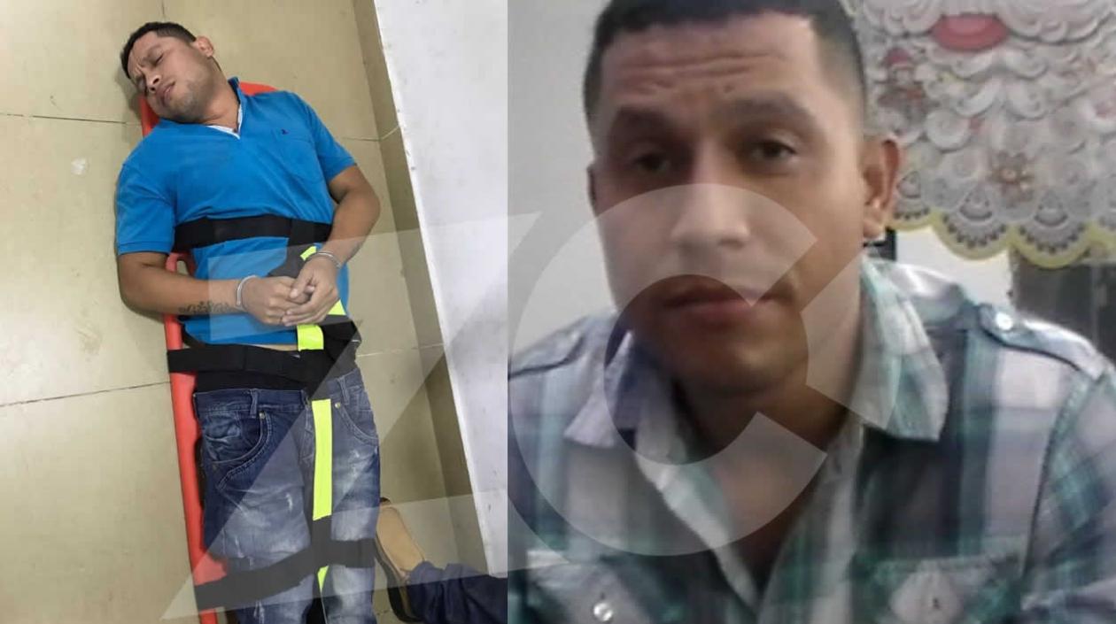 Levith Aldemar Rúa Rodríguez se hizo el desmayado al ser capturado. 