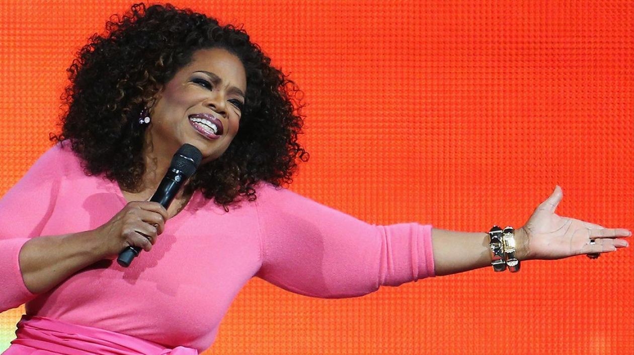 La presentadora  Oprah Winfrey.