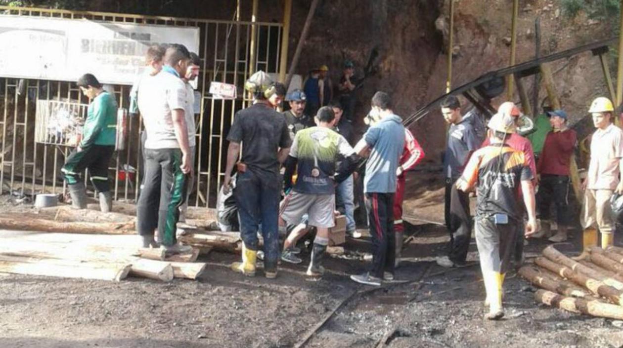 La mina está ubicada en el corregimiento El Pórtico.