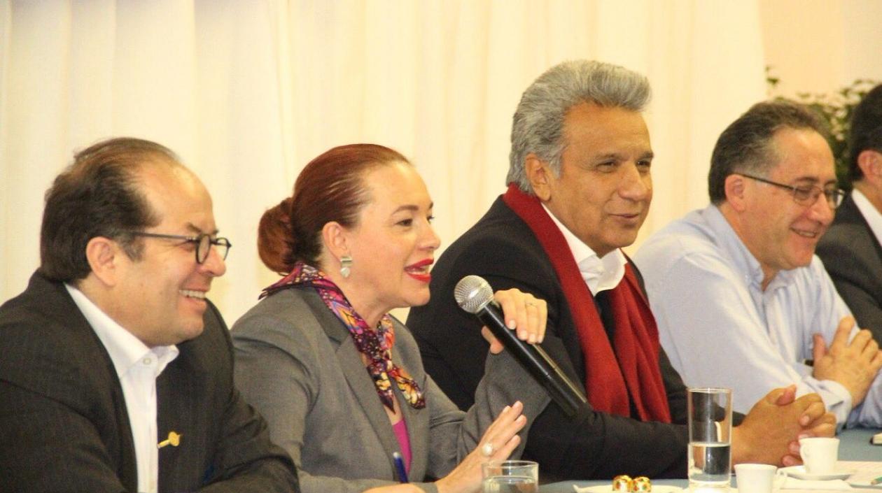 La canciller ecuatoriana María Fernanda Espinosa.