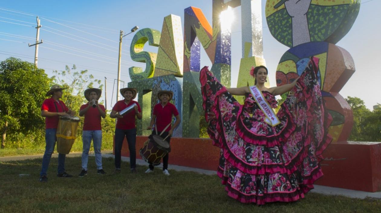 María Alejandra Borrás, reina del Carnaval del Atlántico 2018.