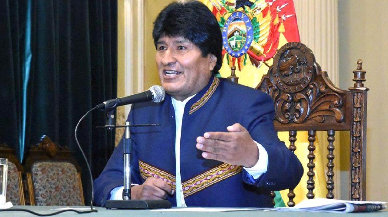 Evo Morales, Presidente de Bolivia.