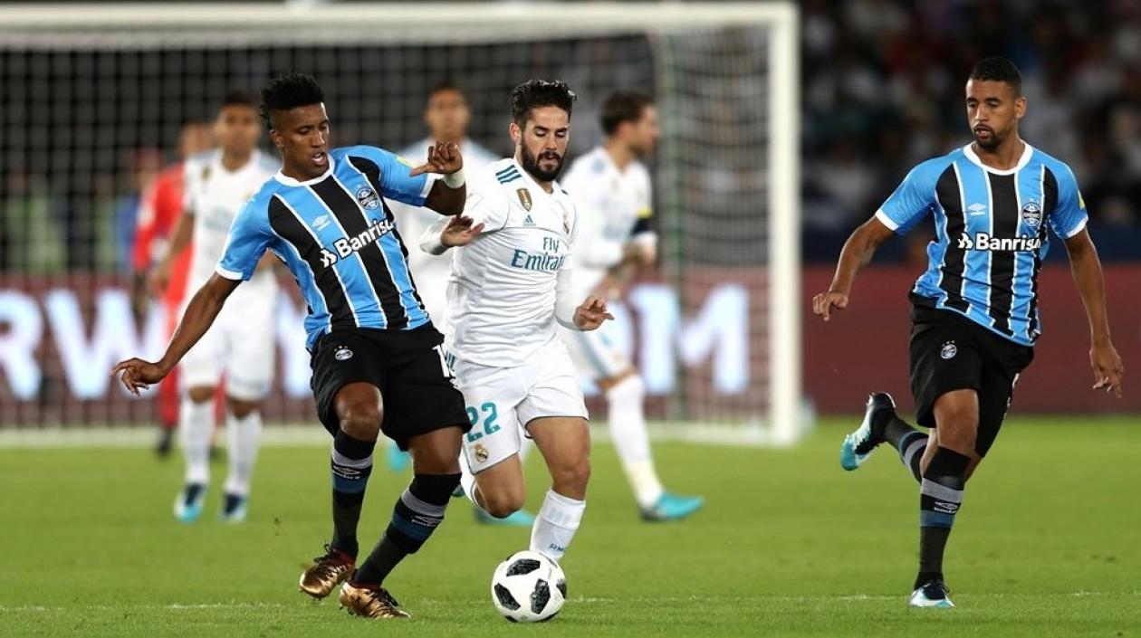 Acción de Isco durante el partido. 