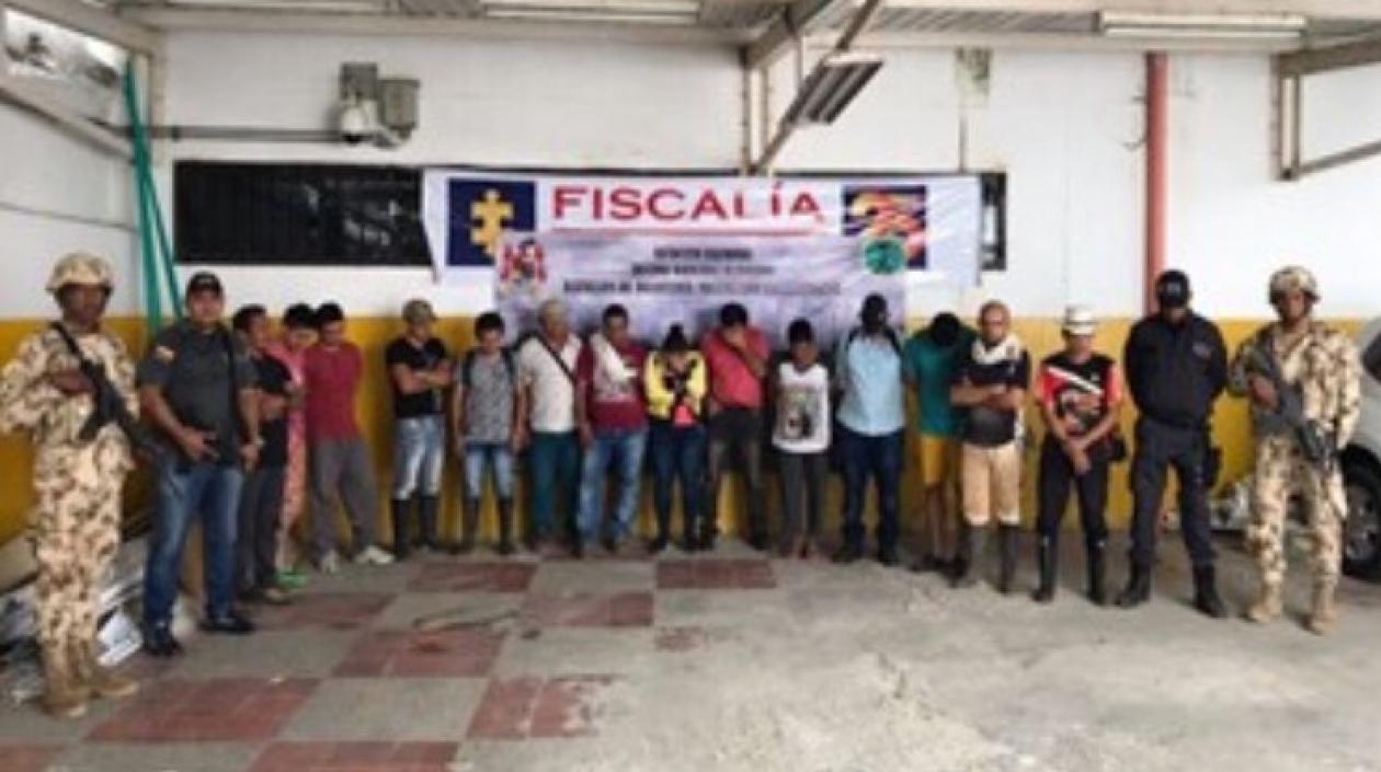 Estos son los capturados por el Ejército en La Guajira por minería ilegal.