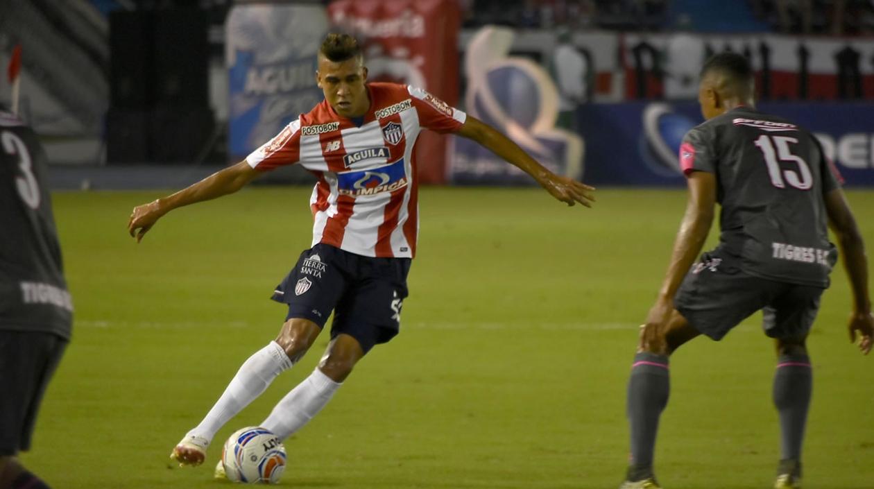 Víctor Danilo Cantillo, jugador de Junior. 