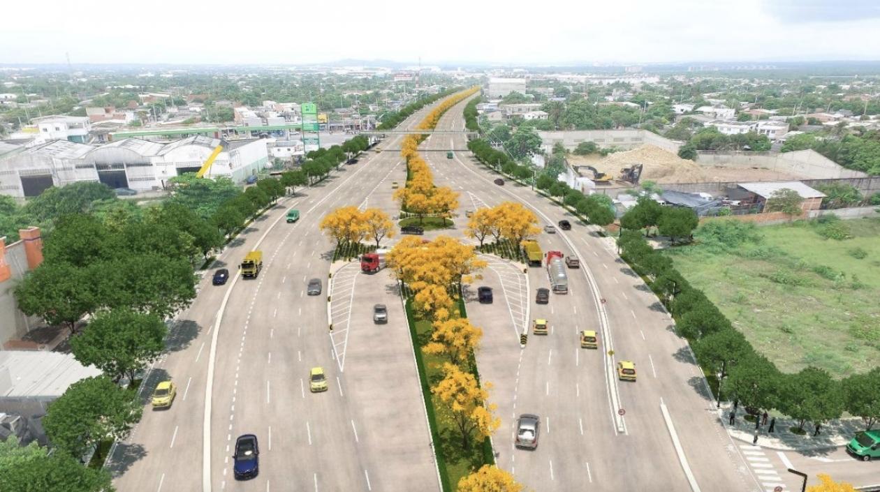 La proyectada ampliación de la Circunvalar.