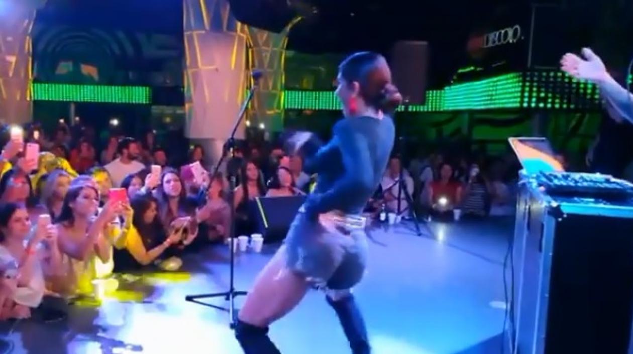 Presentación de la cantante Greeicy Rendón. 