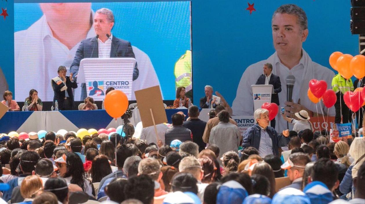Iván Duque, candidato presidencial por el Centro Democrático.