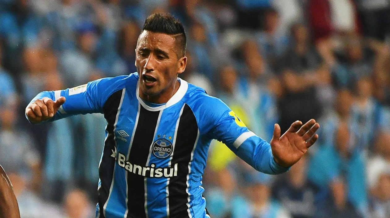 Lucas Barrios, delantero paraguayo. 