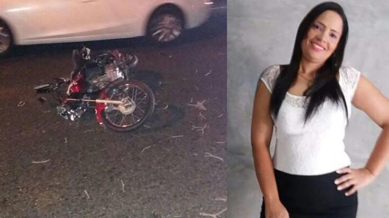 Johana Isabel Zambrano De la Cruz, de 34 años, falleció en un accidente.