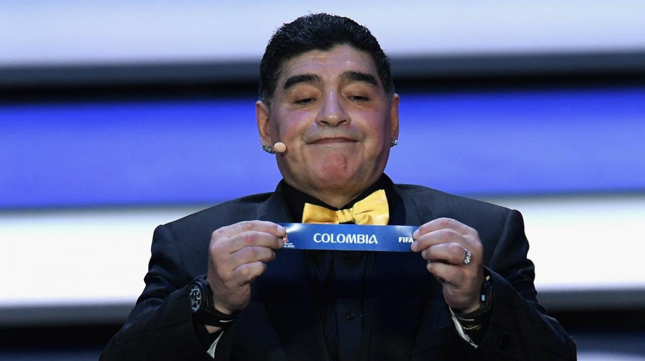 Diego Maradona, ex jugador y técnico argentino. 