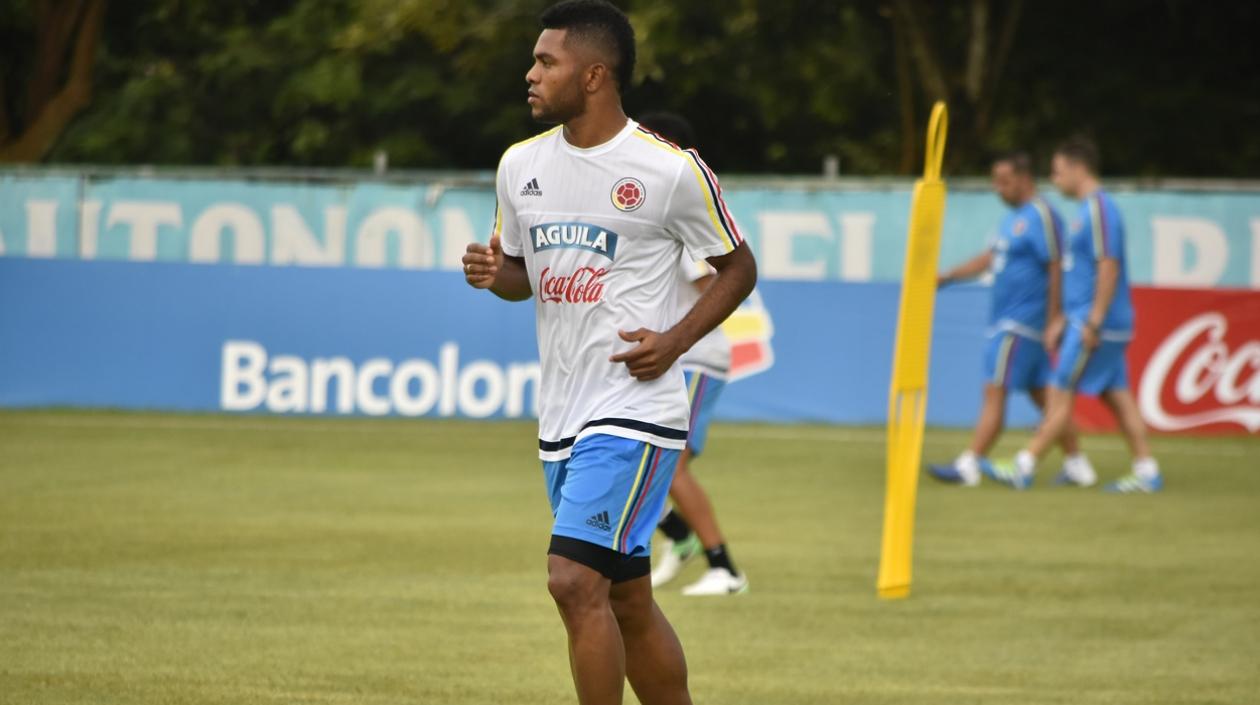 Miguel Ángel Borja, delantero de la Selección Colombia. 