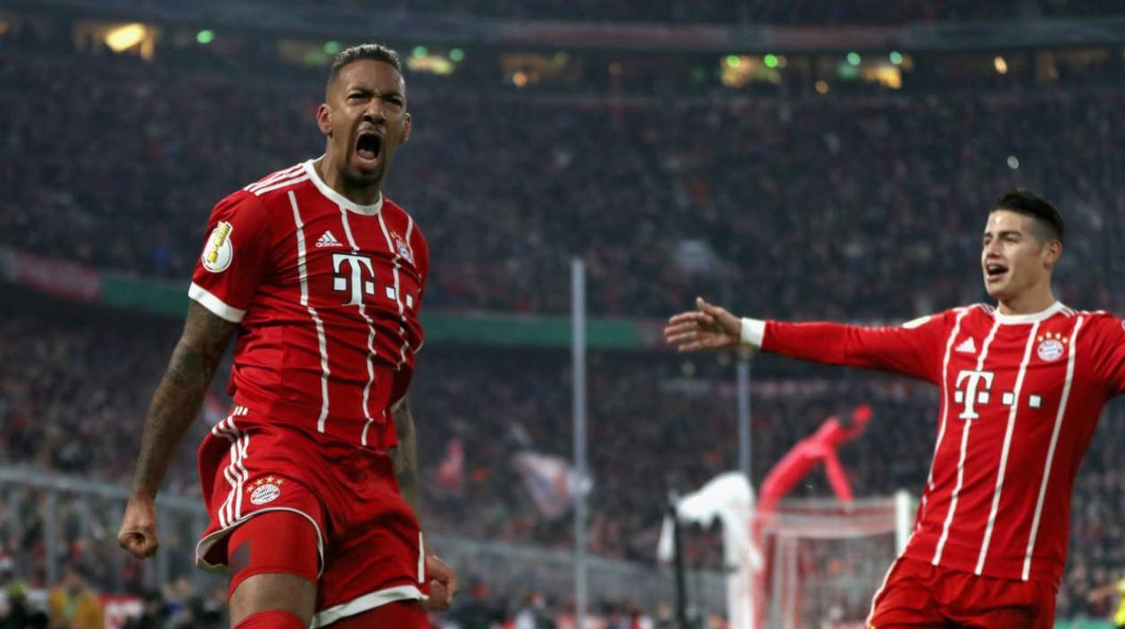 Boateng anotó el primer tanto del partido. 