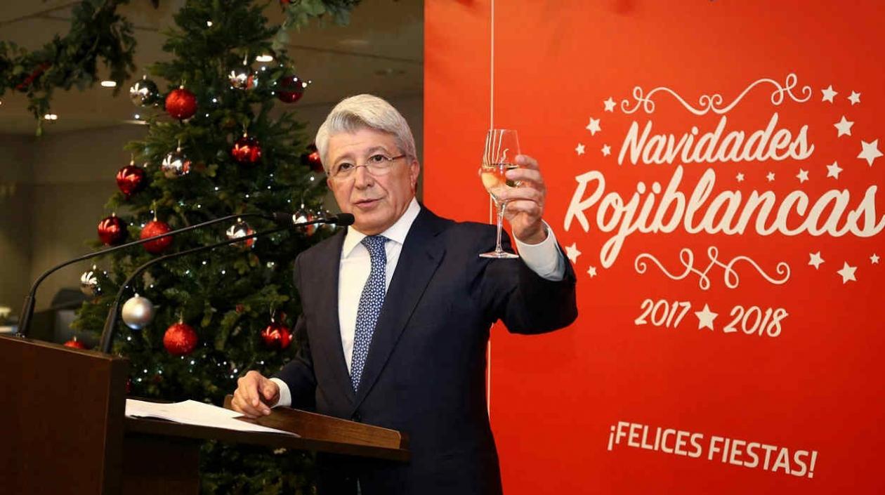 Enrique Cerezo, presidente del Atlético de Madrid. 