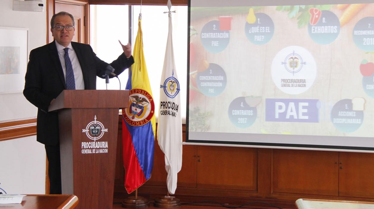 El Procurador General de la Nación, Fernando Carrillo Flórez