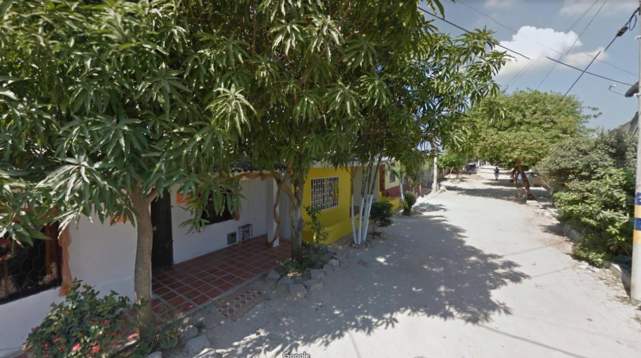 En este sector se presentó el accidente del menor quemado con sopa.