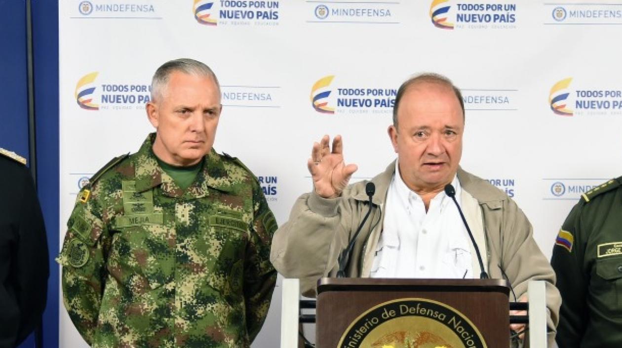 Luis Carlos Villegas, ministro de Defensa.
