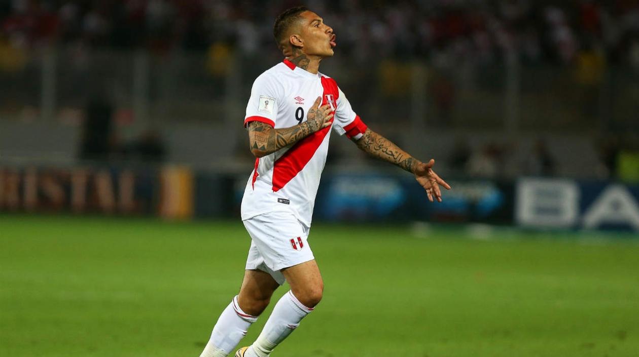 Paolo Guerrero, delantero peruano. 