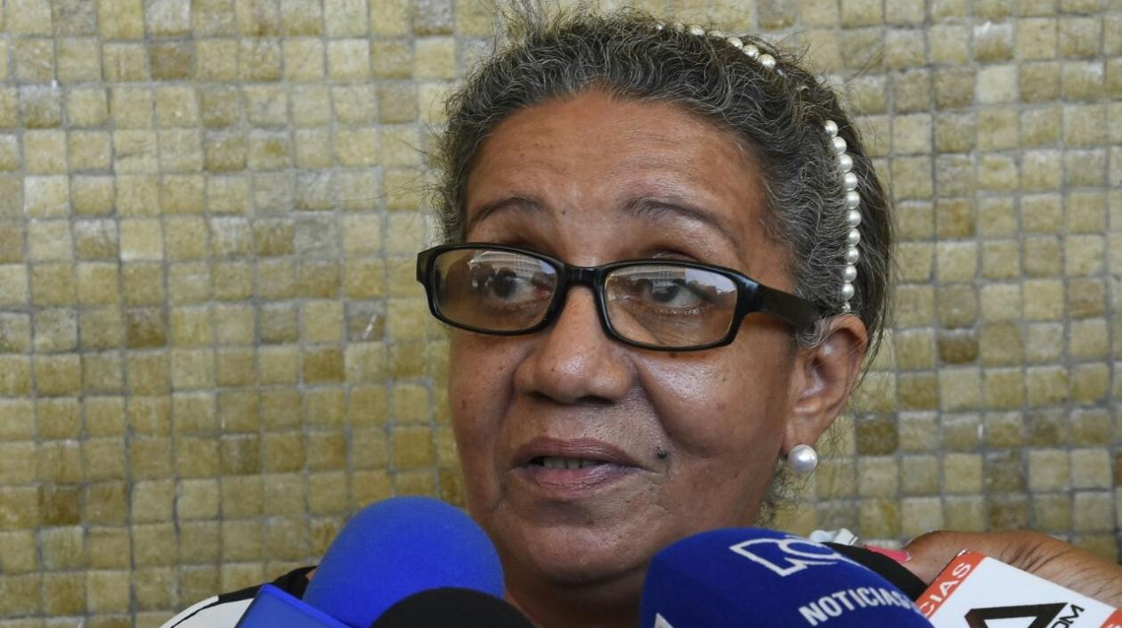 Rebeca Viloria, madre de Eduardo Pinto.