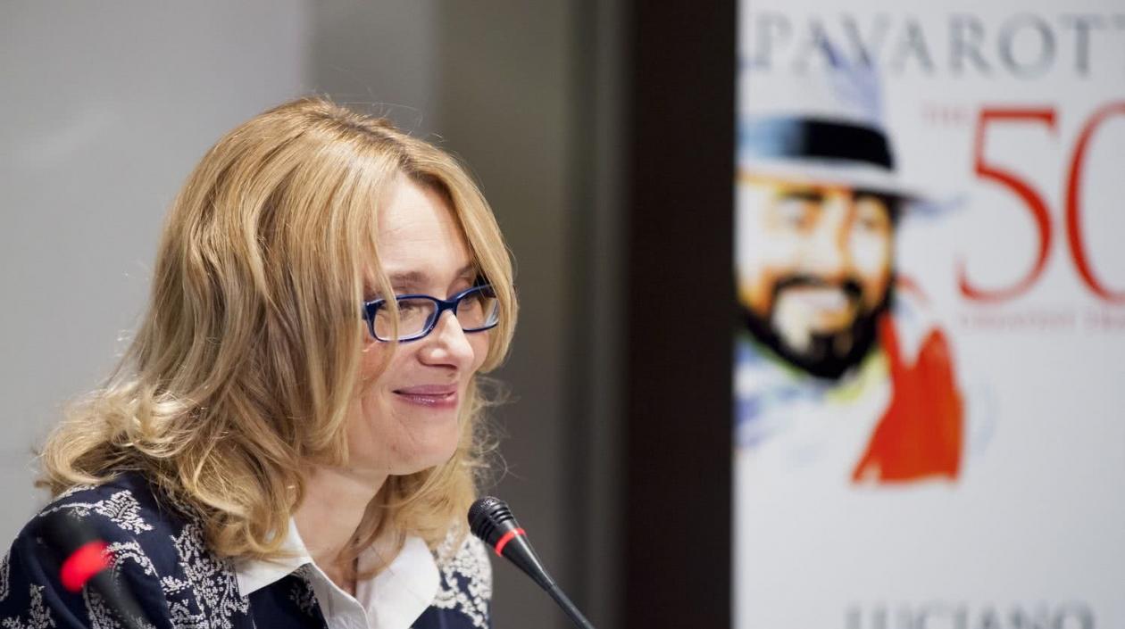 Nicoletta Mantovani, viuda de Luciano Pavarotti.