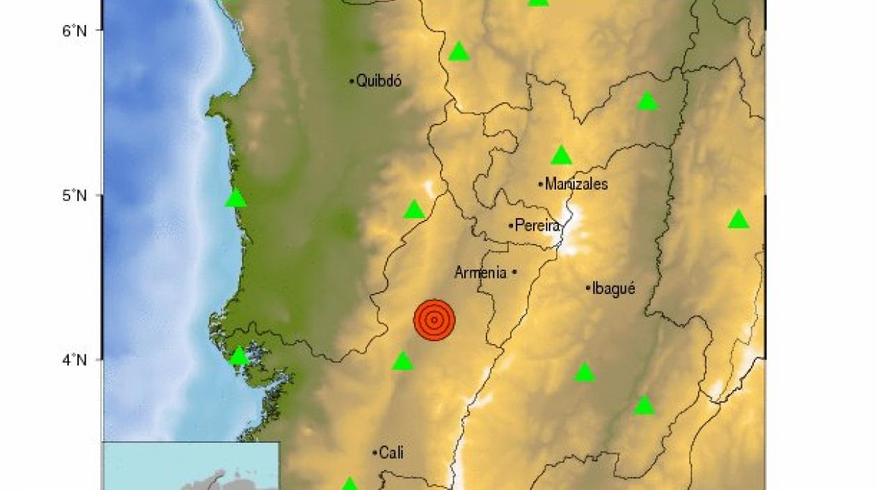 El epicentro fue en Bugalangrande, Valle.