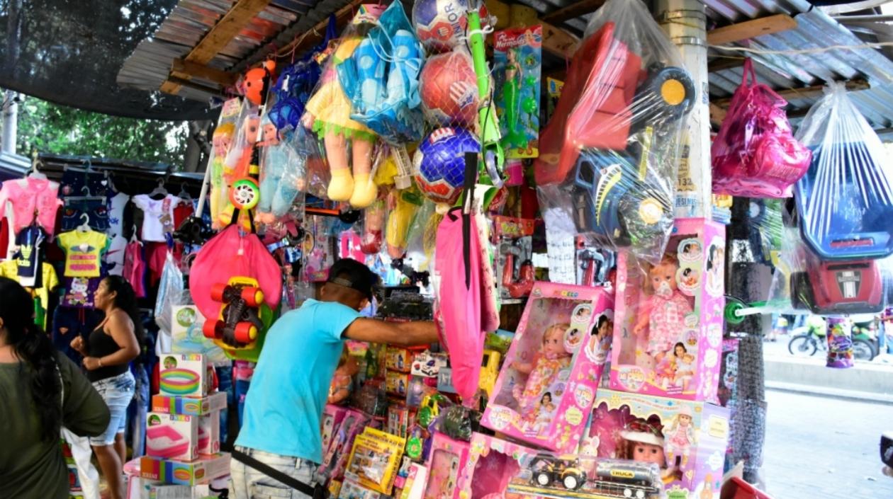 Juguetes a buen precio encontrarán los barranquilleros.