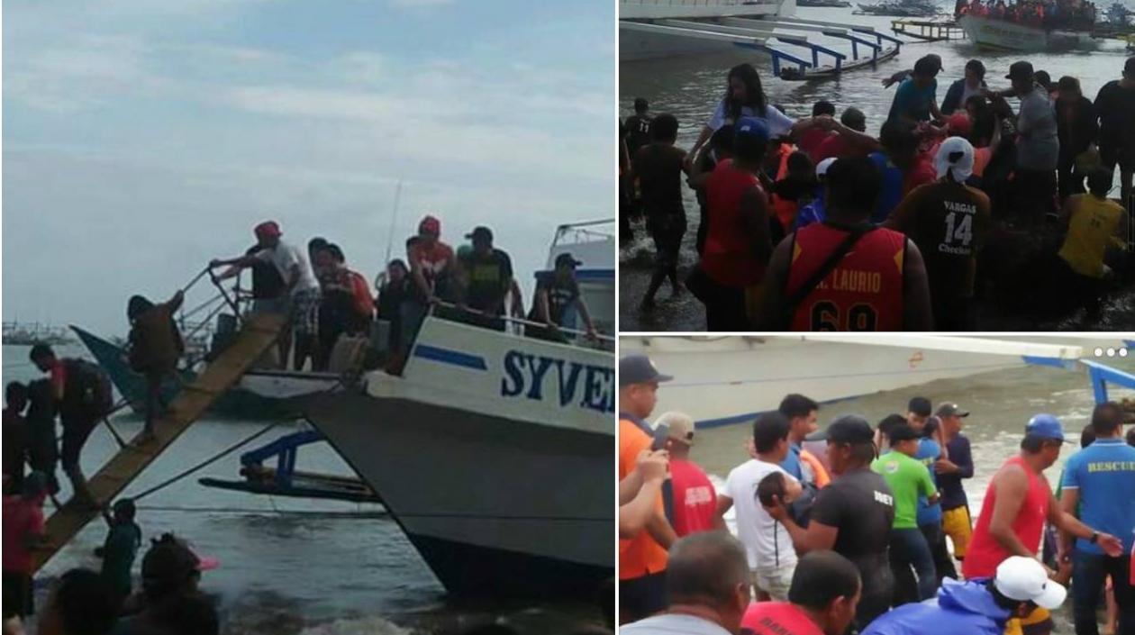 Unas 240 personas fueron rescatadas.