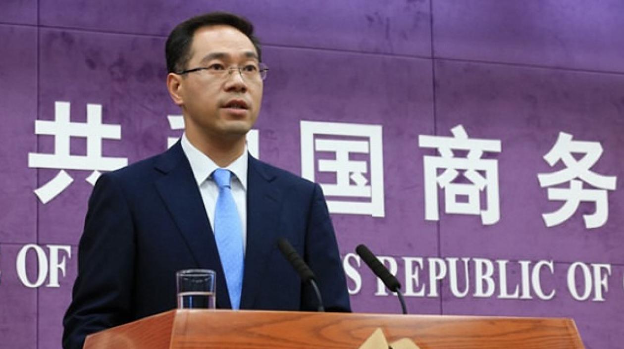 Gao Feng, portavoz del Ministerio de Comercio.