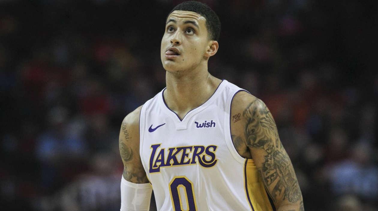 Kyle Kuzma, jugador de los Lakers. 