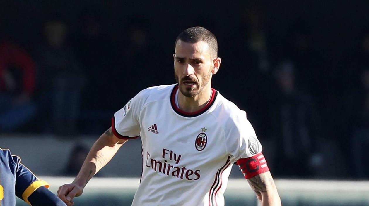 Leonardo Bonucci, defensor del Milan. 