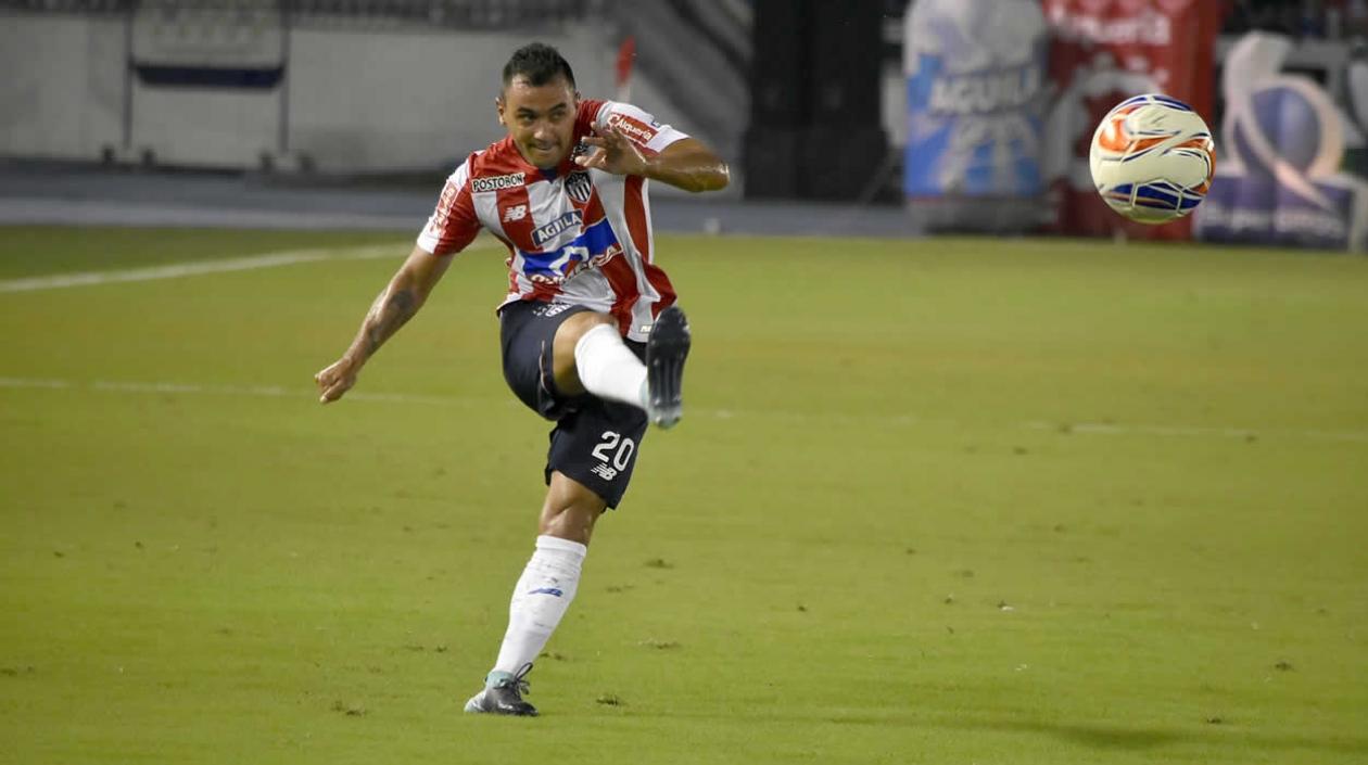 Marlon Piedrahita, lateral de Junior. 