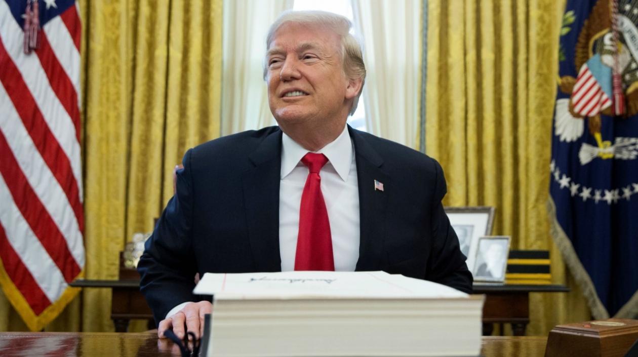 Donald Trump, presidente de los Estados Unidos.