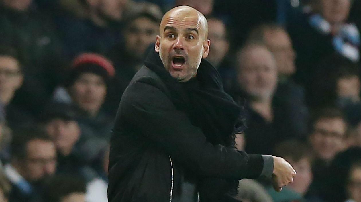 Pep Guardiola, técnico del Manchester City. 