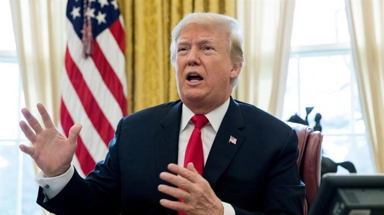 Donald Trump, presidente de Estados Unidos.