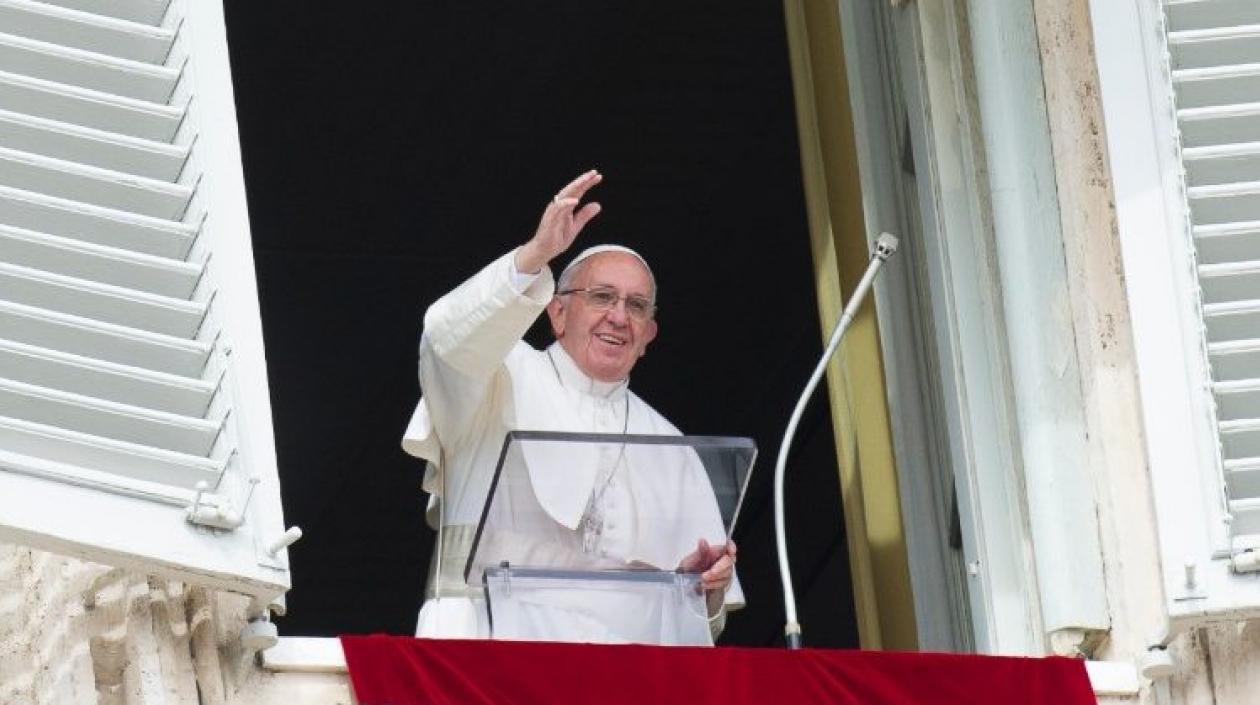 El Papa Francisco durante la misa.