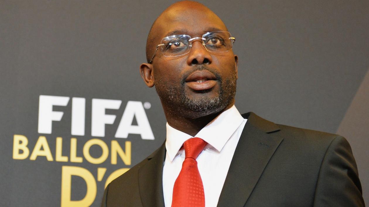 George Weah, exjugador del Milan. 