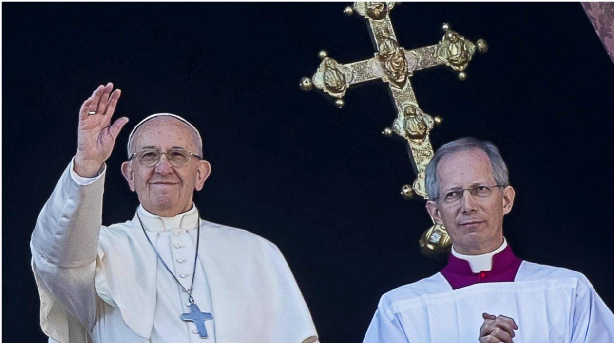 El Papa Francisco durante la bendición urbi et orbi.
