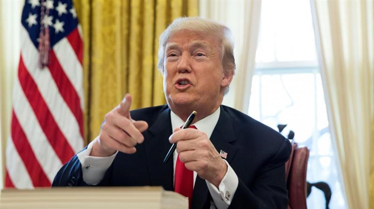 Donald Trump, presidente de Estados Unidos.