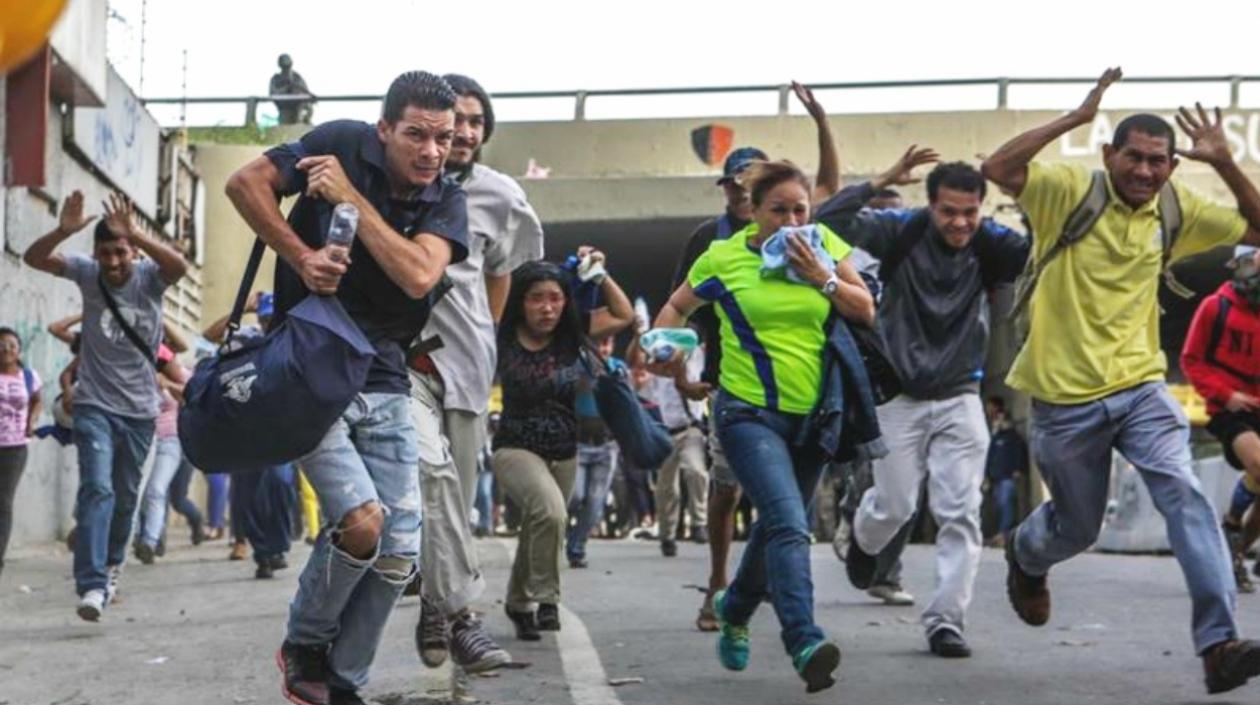 Los venezolanos vivieron momentos caóticos.