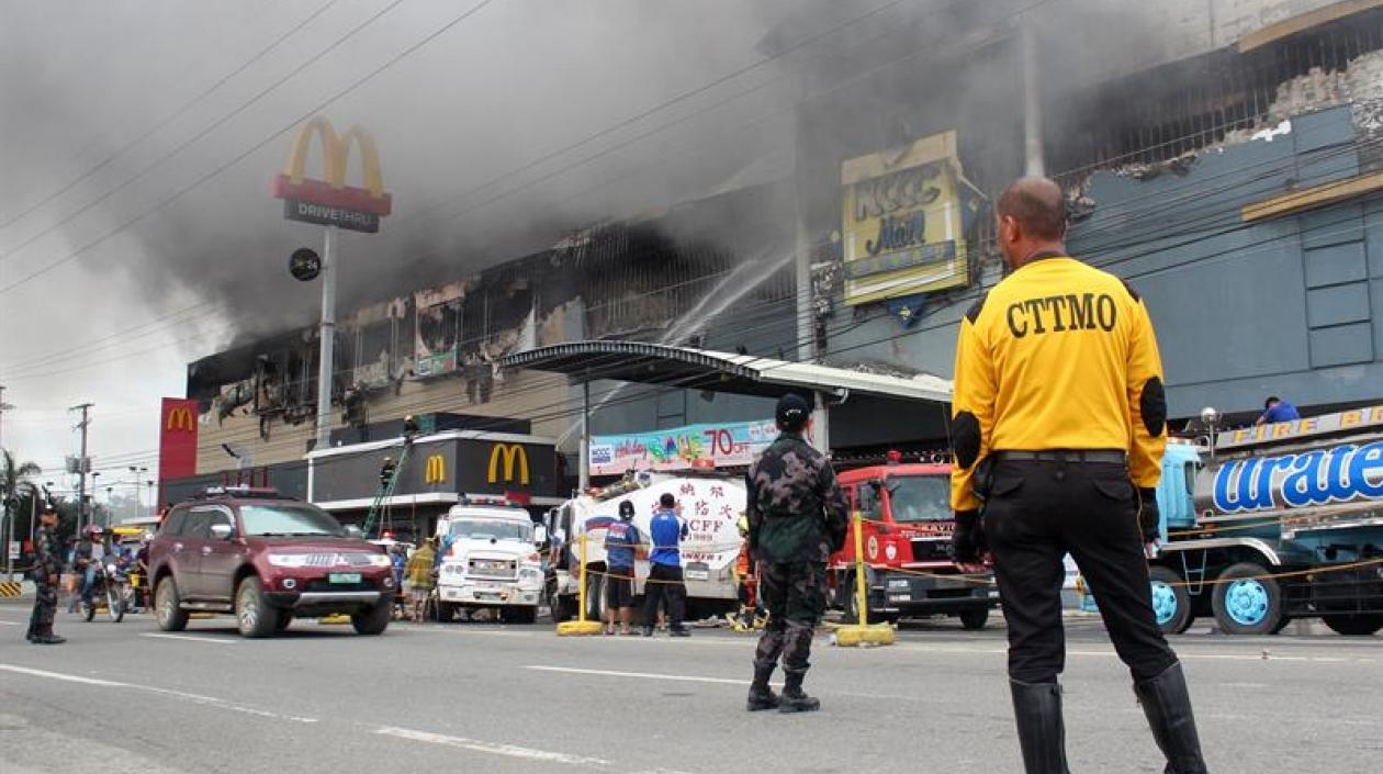 El incendió ocurrió el sábado.