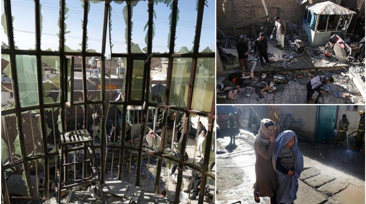 Un verdadero caos se vivió después de la explosión.