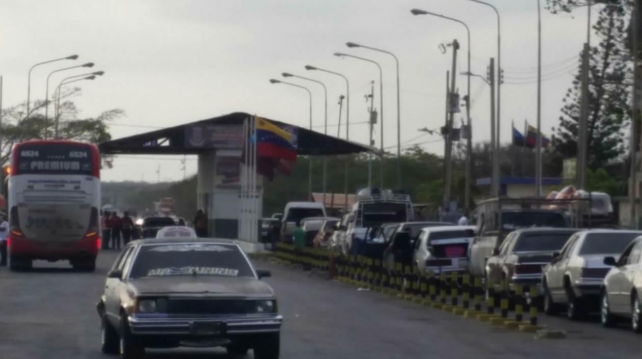 La frontera en Paraguachón.