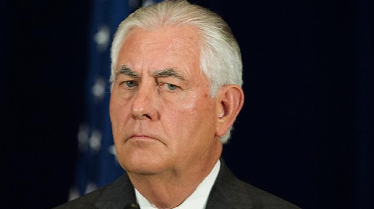 El jefe de la diplomacia de Estados Unidos, Rex Tillerson.