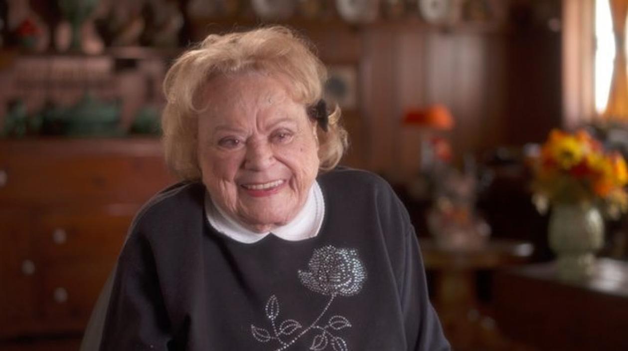 La actriz estadounidense Rose Marie.