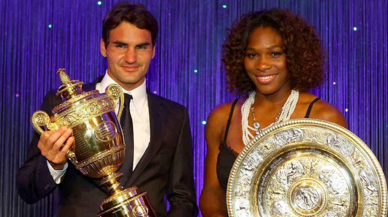 Roger Federer y Serena Williams. 