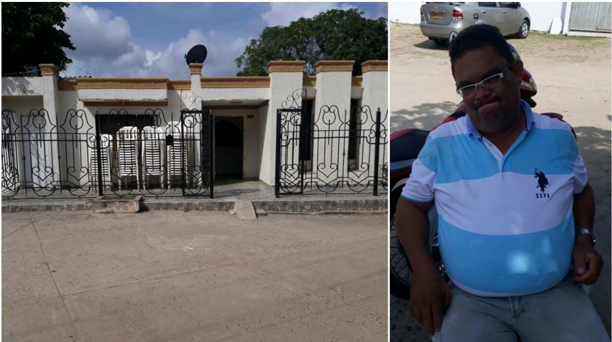 Vivienda donde residía en Sabanalarga, María Alejandra y su papá, Mario Pacheco.